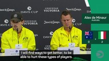 Hewitt and de Minaur react to Australia's loss in Davis Cup final