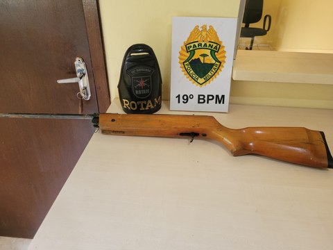 Homem é preso por porte ilegal de arma de fogo em Guaíra