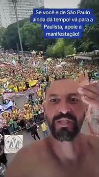 PAULISTA CHEIO DE PATRIOTAS DA DIREITA