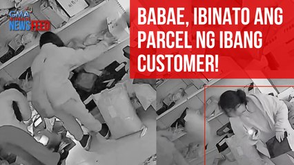 Download Video: Babae, ibinato ang parcels ng ibang customer! | GMA Integrated Newsfeed