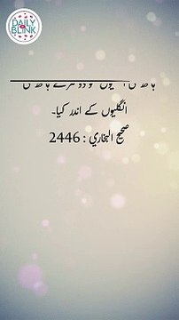 Daily Hadees | Hadees Sharif | Sahih Bukhari 2446 || Daily Blink #shorts #viral #sahihbukhari