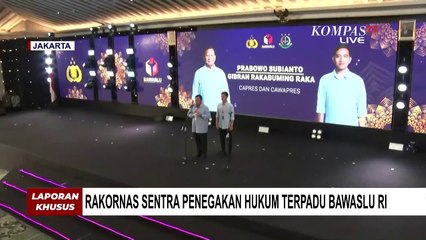 Ini Komitmen Pemilu Prabowo-Gibran di Rakornas Bawaslu RI