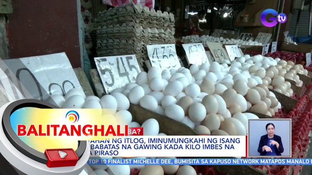 Bentahan ng itlog, iminumungkahi ng isang mambabatas na gawing kada kilo imbes na kada piraso | BT