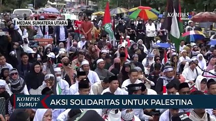 Video herunterladen: Warga Medan Gelar Aksi Solidaritas untuk Palestina