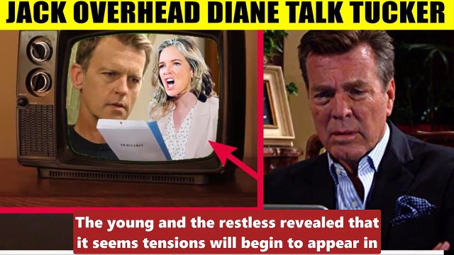 CBS Young And The Restless Jack overhears that Diane is passing Jabot's secret d