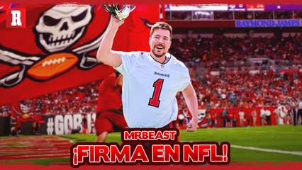 ¡De YouTube a la NFL! MrBeast firmó un contrato de dos días y 10 millones de dólares con los Tampa Bay Buccaneers