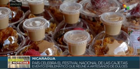 Nicaragua reúne a sus artesanos de dulces en Festival Nacional de las Cajetas