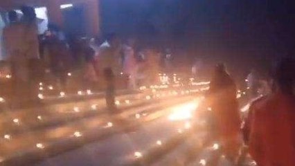 अरवल: देव दीपावली को लेकर 5 हजार मिट्टी के जलाए गए दीये, देखें वीडियो