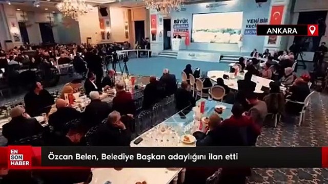 Özcan Belen, AK Parti Ankara, Keçiören Belediye Başkan adaylığını ilan etti