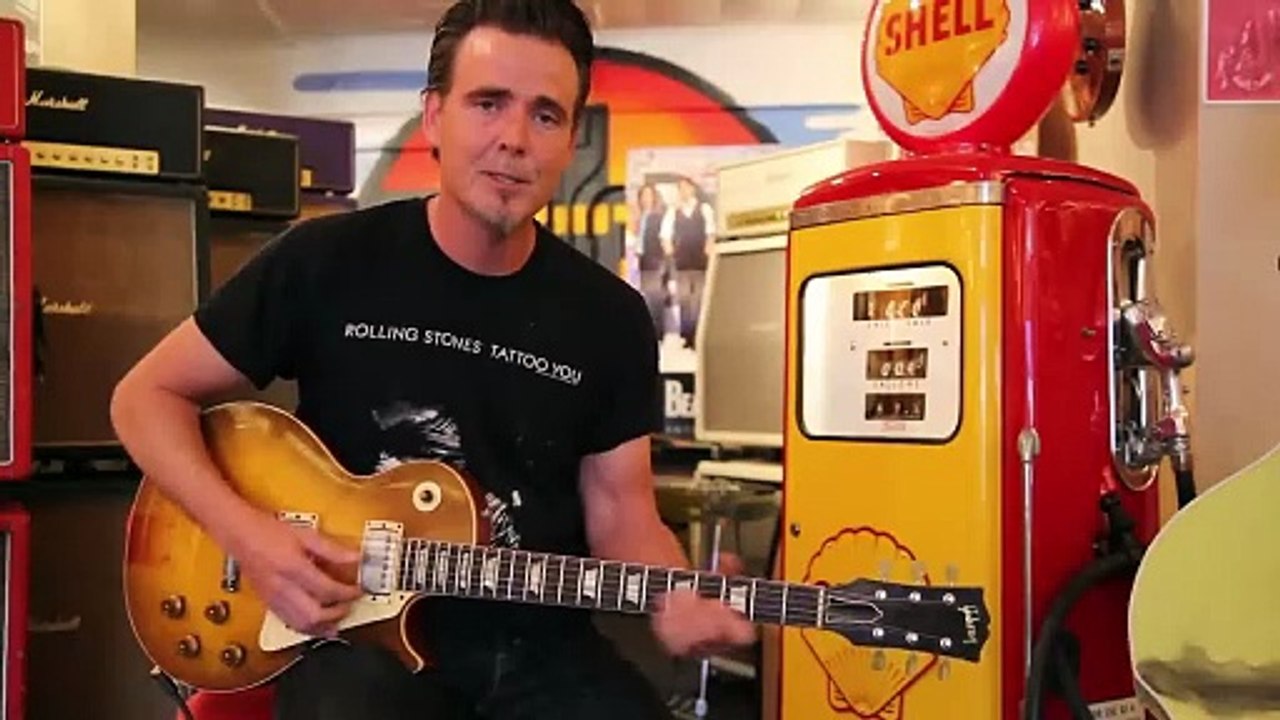Darin Goldston plays a Gibson Les Paul 1959 Standard at Rumble Seat Music Southwest in Albuquerque, NM, USA [Rumber Seat Music]