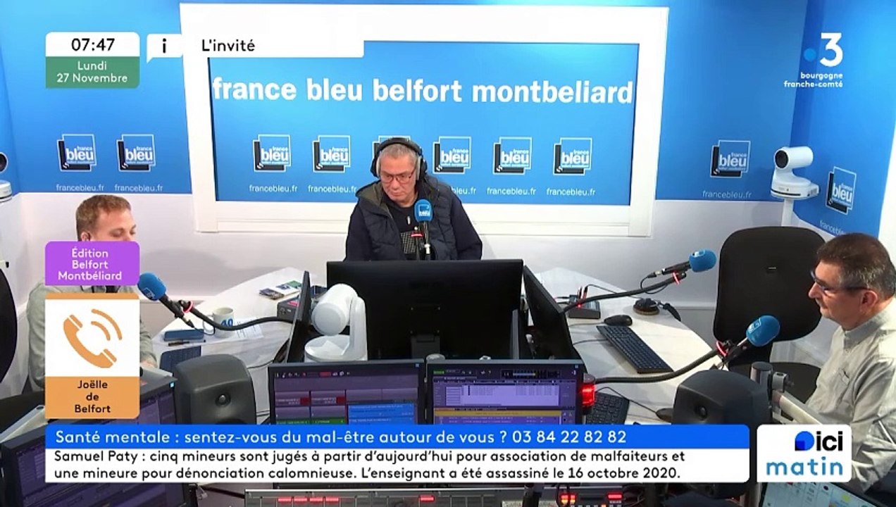 L'invité du 6/9 : Jean-Paul Olivier, responsable du service de pédopsychiatrie pour adolescents dans l'Aire Urbaine