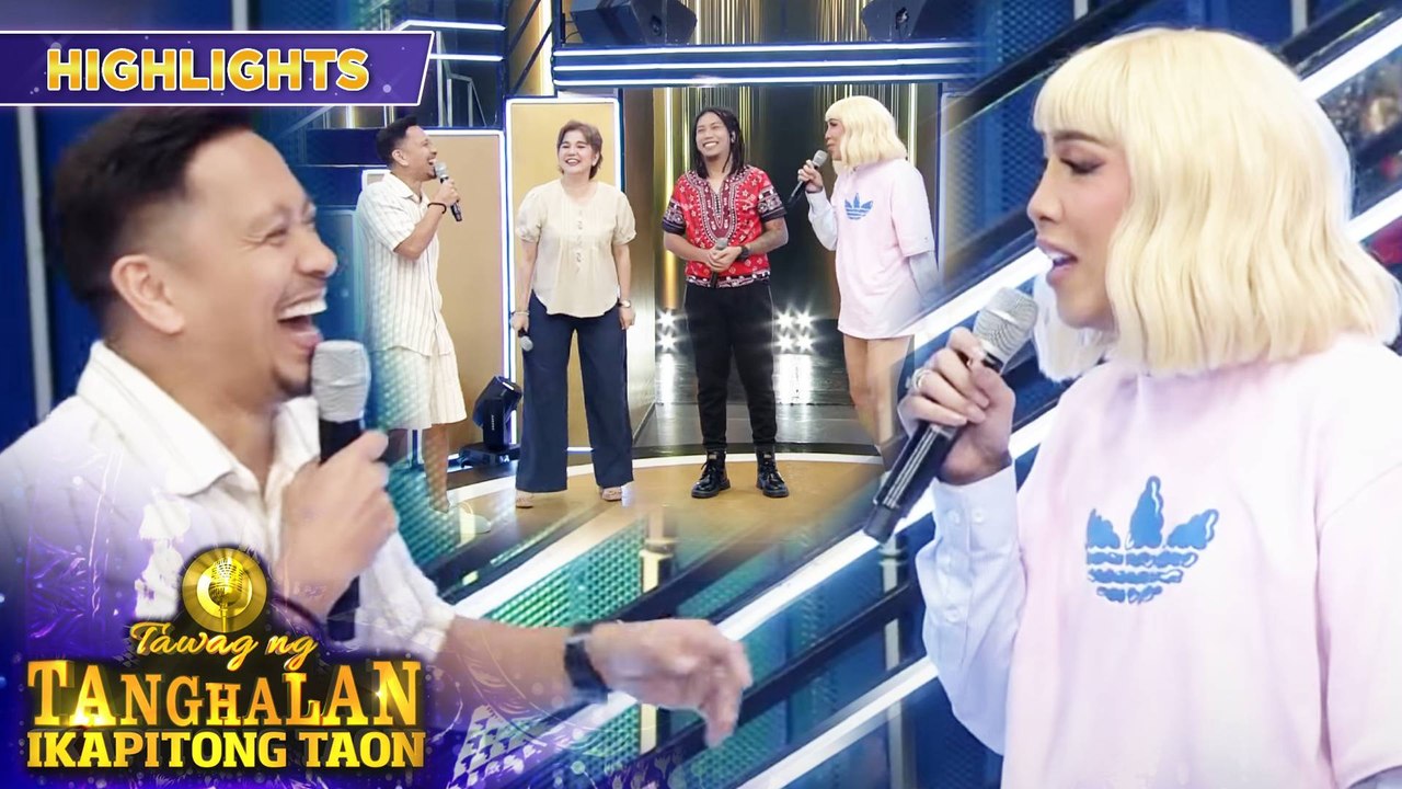 Jhong steps back as Vice Ganda is approaching | Tawag Ng Tanghalan