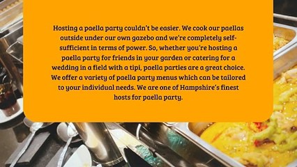 Paella Party – Tasty, Fun-Filled Spanish Experience
