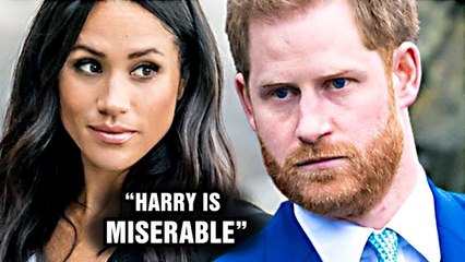 Prince Harry Caught Looking Miserable While With Meghan Markle
