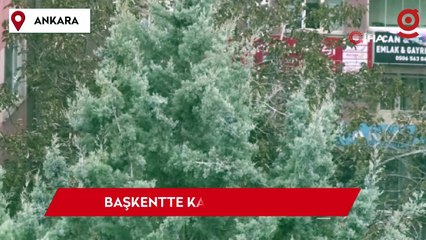 Başkentte kar yağışı başladı