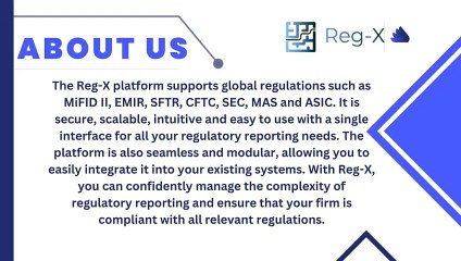 Reg-X Innovations - Global Regulatory Reporting Company
