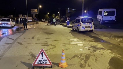 SİNOP - İki hafif ticari araç çarpıştı, bir kişi yaralandı