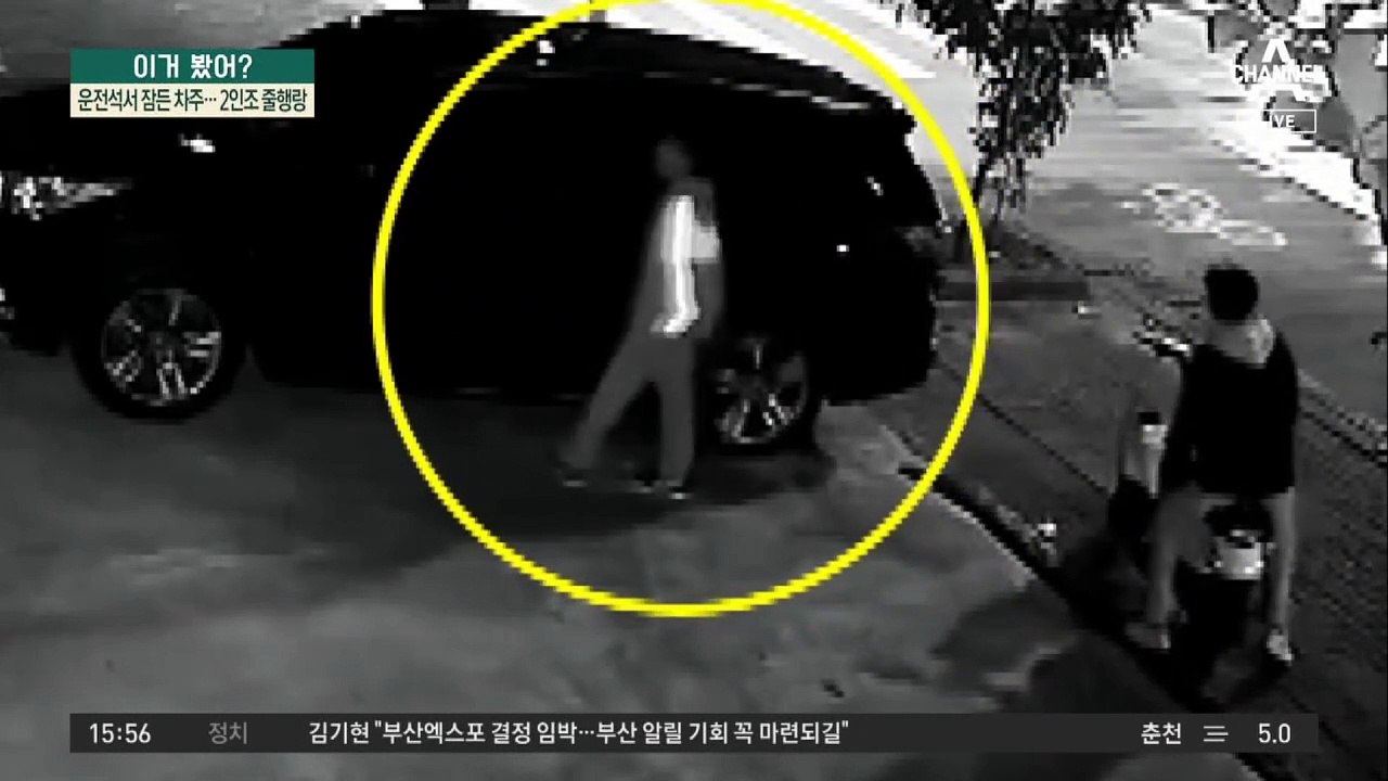 차량 훔치려다 ‘화들짝’ 운전석서 잠든 차주…2인조 줄행랑