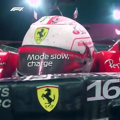 Charles Leclerc impedido de fazer donuts