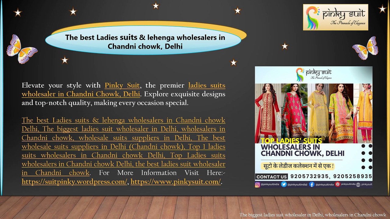 Ladies suits wholesalers in Chandni chowk, Delhi