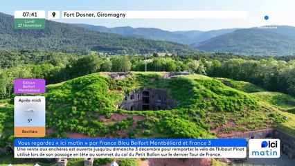 27/11/2023 - Le 6/9 de France Bleu Belfort Montbéliard en vidéo