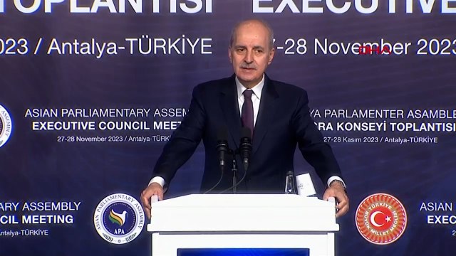 TBMM Başkanı Numan Kurtulmuş: Katliama karşı sessiz kalıyorlar