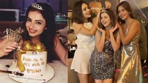 Ishqbaaz Actress Shrenu Parikh Bachelors Party Inside Full Video, Cake Cutting के बाद Dance करते..
