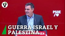 Sánchez reitera la condena a la muerte de civiles palestinos y reprocha las críticas del PP