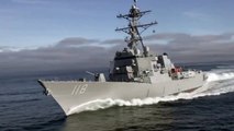 ABD savaş gemisine Aden körfezinde İsrail'e ait bir kargo gemisini kurtarmaya çalıştığı sırada Yemen'den iki füze fırlatıldı