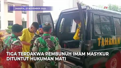 Tiga Oknum TNI Pembunuh Imam Masykur Dituntut Hukuman Mati dan Dipecat