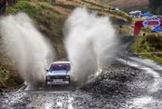 Osian Pryce on the Roger Albert Clark Rally in the Ae forest stage near Dumfries in Scotland