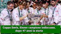 Coppa Davis, Sinner è il campione che aspettavamo. Quante volte ci siamo illusi in questi 47 anni