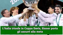 L’Italia trionfa in Coppa Davis, Sinner porta gli azzurri alla meta
