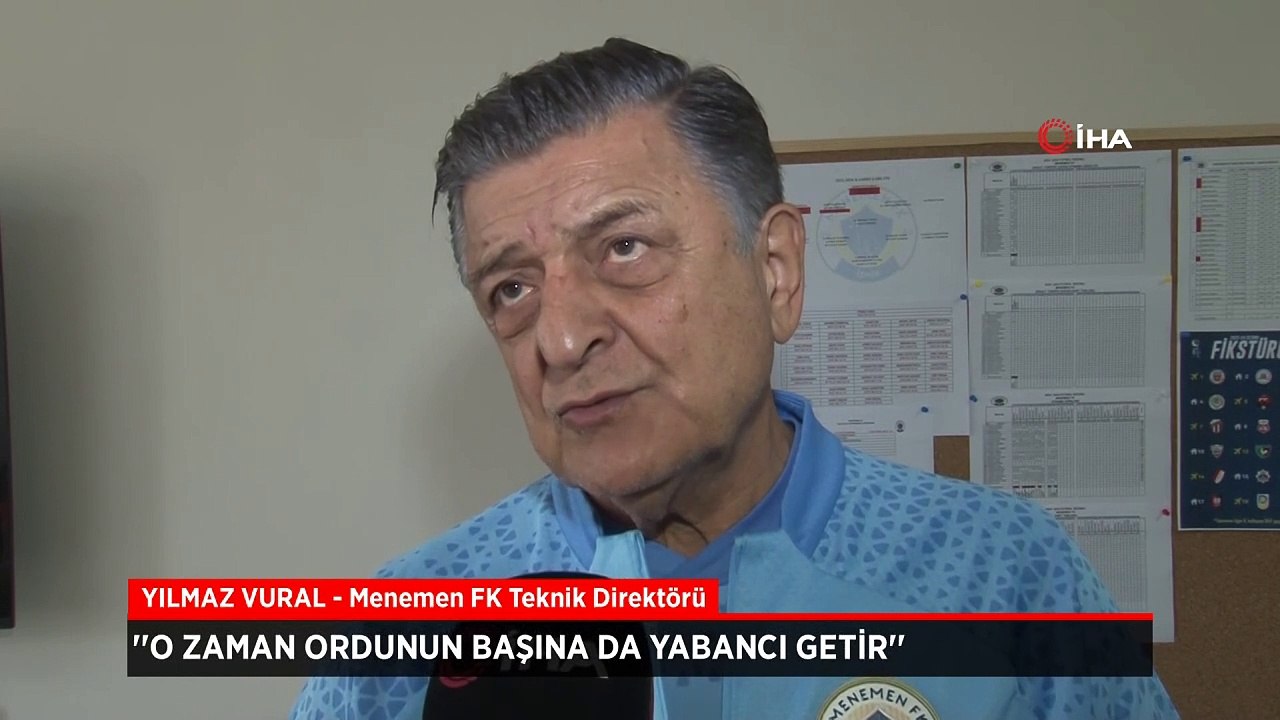 Yılmaz Vural'dan yabancı teknik direktör eleştirisi: Ordunun başına da yabancı getir