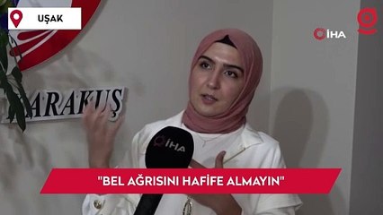 Uzmanından uyarı: Bel ağrısını hafife almayın