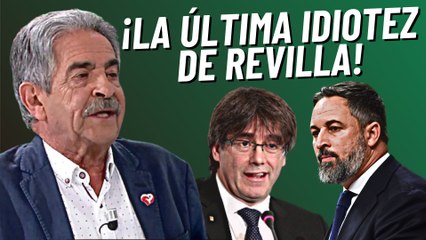 ¡Sobredosis de anchoas! Revilla suelta esta sandez sobre VOX y, de paso, ‘mima’ a Junqueras y Puigdemont