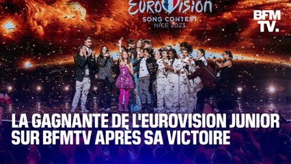 Eurovision Junior 2023: la jeune Française Zoé Clauzure revient sur sa victoire sur BFMTV