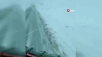 Bingöl'de karayollarında karla mücadele çalışmaları