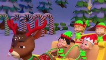 Five Little Elves, Christmas Numbers Song & Xmas Rhyme for Babies