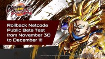 Dragon Ball FighterZ - Bande-annonce Beta Test Rollback sur Steam