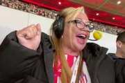 ¡El momento más loco del año! Escuche a una desatada Belén Esteban celebrando un gol del Atlético de Madrid