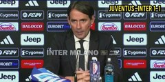 Juventus-Inter 1- 1 * Simone Inzaghi: bravi i ragazzi a non disunirsi dopo il gol subito e abbbiamo fatto un gran gol di fattura.