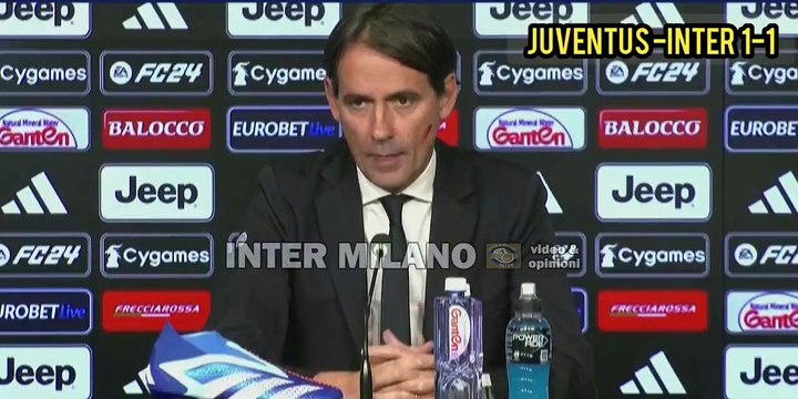Juventus-Inter 1- 1 * Simone Inzaghi: bravi i ragazzi a non disunirsi dopo il gol subito e abbbiamo fatto un gran gol di fattura.