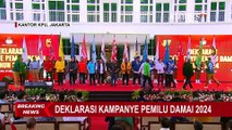 KPU Serahkan 18 Bendera Parpol Peserta Pemilu, Tanda Parade Kirab Pemilu 2024 Sudah Tuntas!