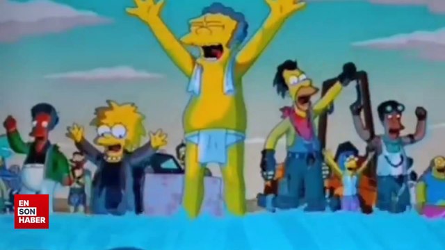 Simpsonlar dizisinin kuralık sahnesi