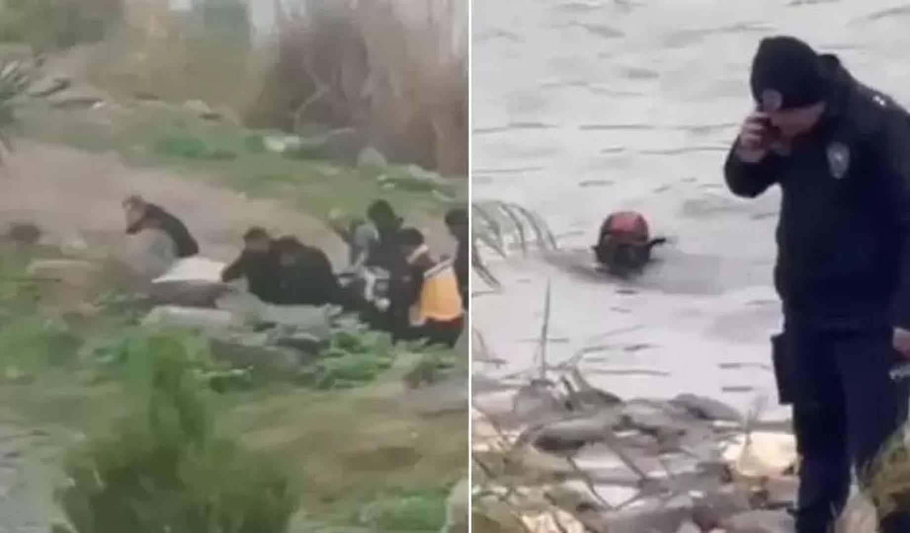 ⁣2 kız kardeş Dicle Nehri'ne atladı... 1'i kurtarıldı, diğeri aranıyor