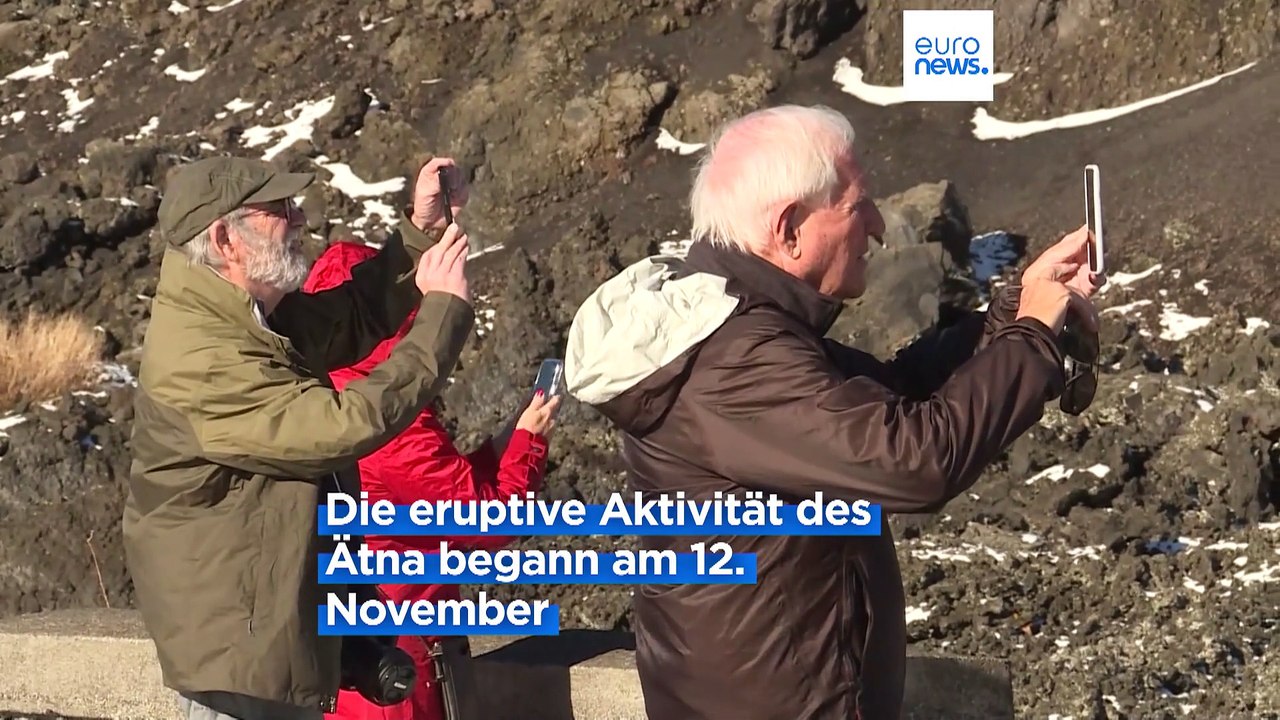 Catania: Der Vulkan Ätna ist wieder verstärkt aktiv