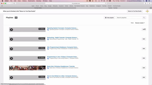 How to USE YouTube - Access Your YouTube Studio Playlists | Tutorial 5