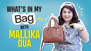 What's in my bag with Mallika Dua _ Pinkvilla _ Bollywood _ Lifestyle