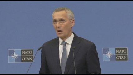 Скачать видео: Il Segretario Nato Stoltenberg chiede proroga della tregua a Gaza